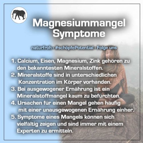 Magnesiummangel Symptome