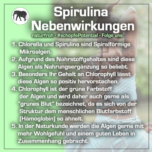 Spirulina Nebenwirkungen