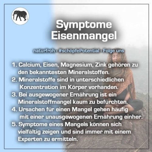 Symptome Eisenmangel