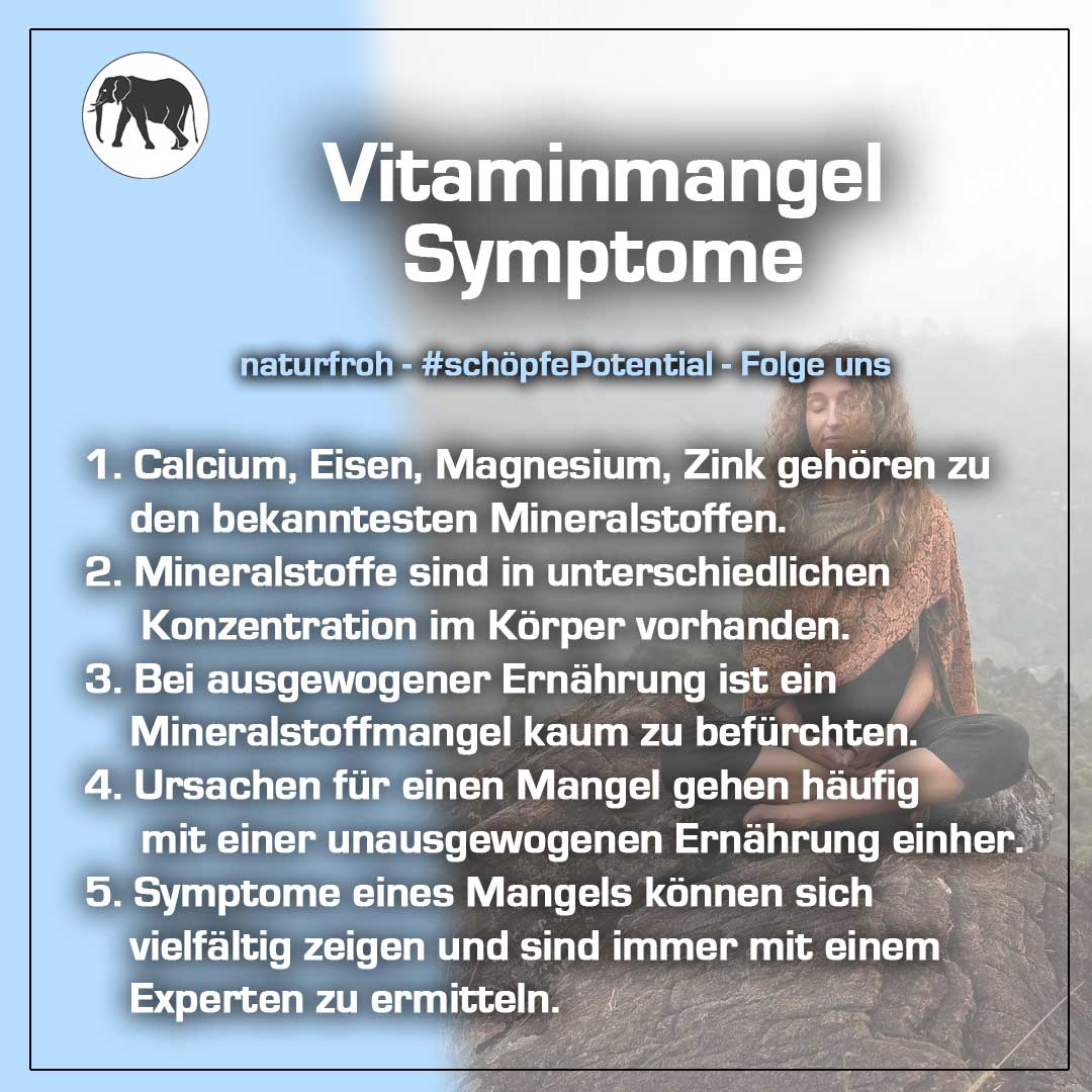 Vitaminmangel Symptome