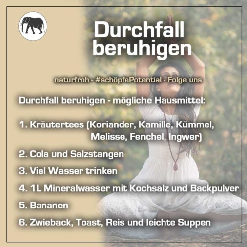 Durchfall-Hausmittel Durchfall Hausmittel