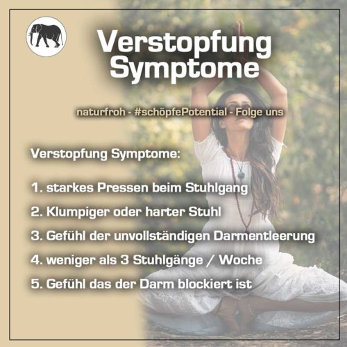Verstopfung-Symptome Verstopfung Symptome