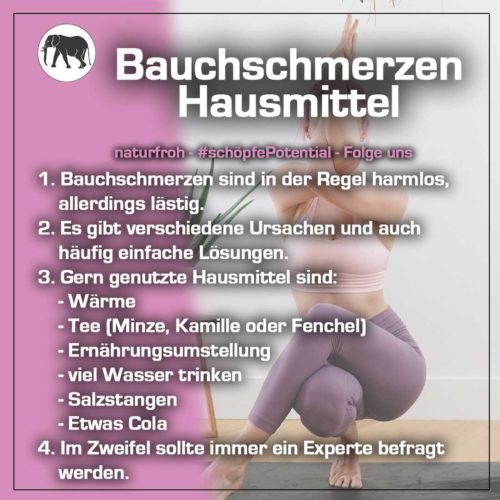 Bauchschmerzen-Hausmittel Bauchschmerzen Hausmittel