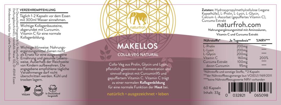 Makellos Kollagen Vegan